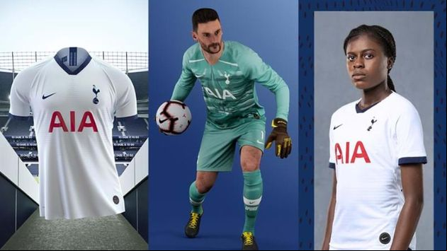 Tottenham's new home kit for the 2019/20 Premier League season