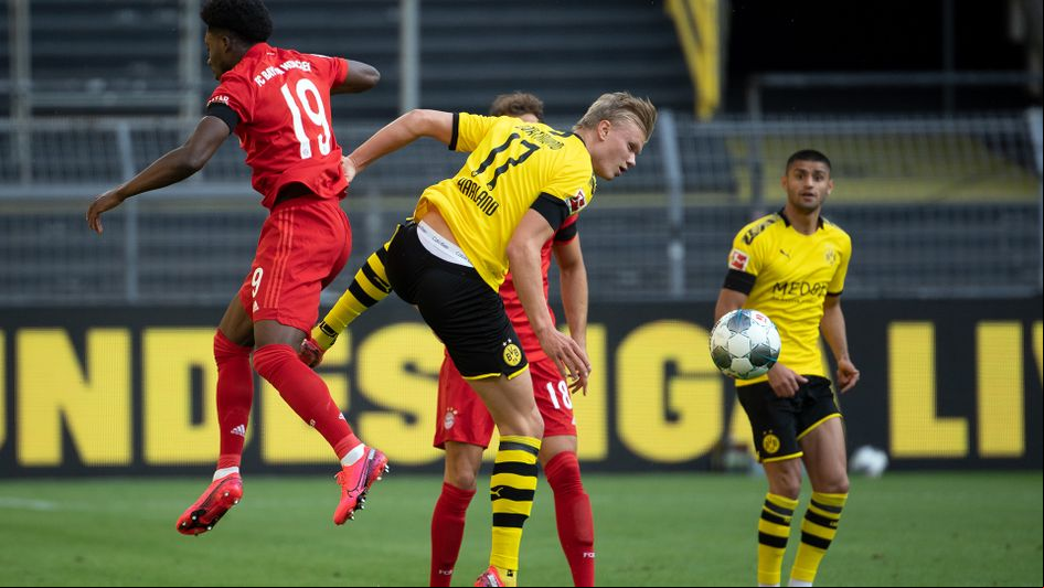 Erling Haaland struggled against Bayern Munich