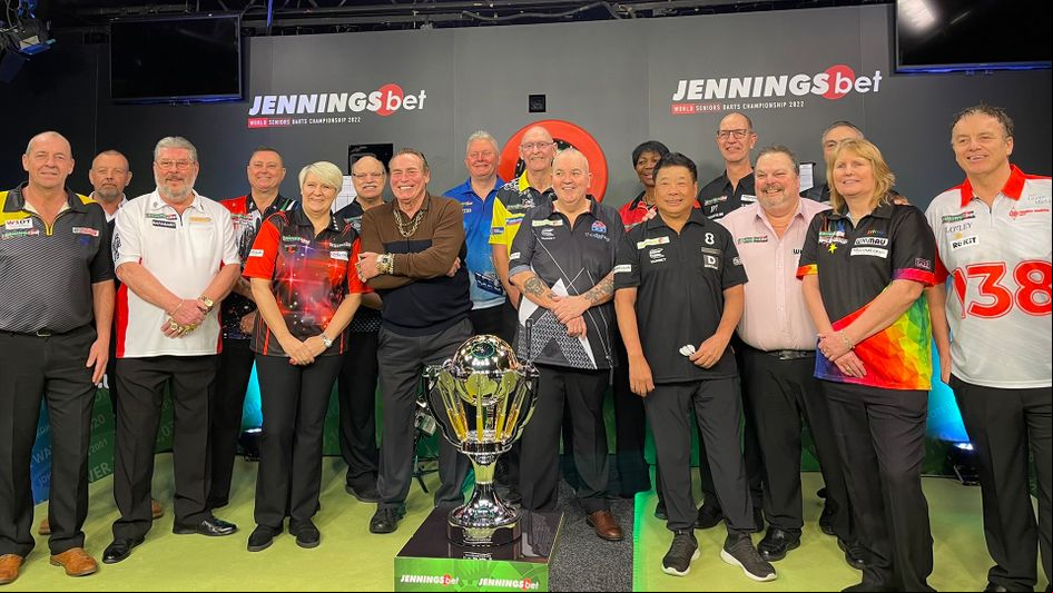 The World Seniors Darts Championship is taking place at the Circus Tavern