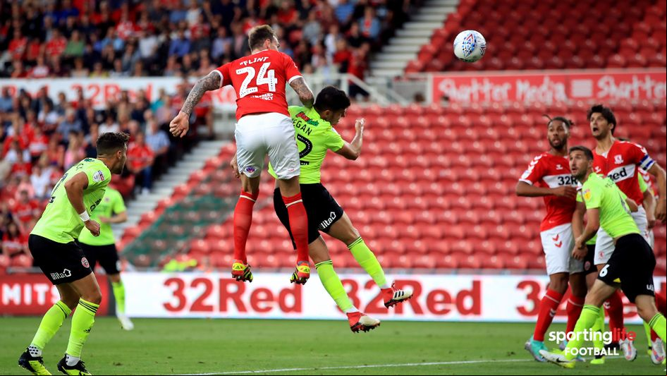 Aden Flint scores against Sheffield United