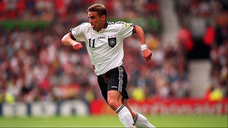 Stefan Kuntz in action at Euro 96