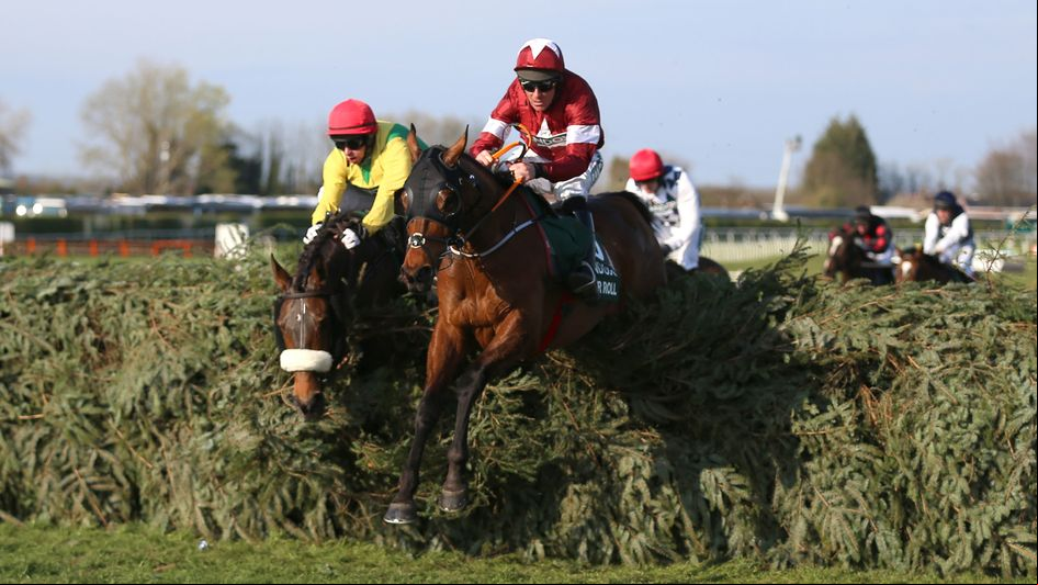Tiger Roll jumps the last before winning a second Grand National