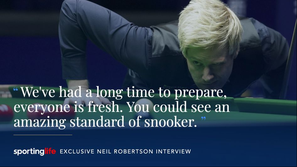 Nick Metcalfe speaks to Neil Robertson