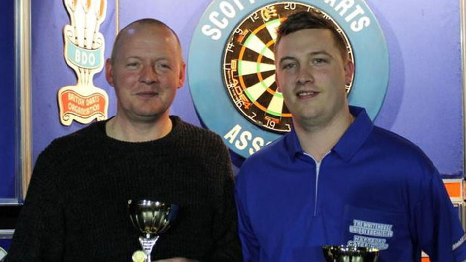 Gordon and Chris Dobey (Picture: Davie Anderson)