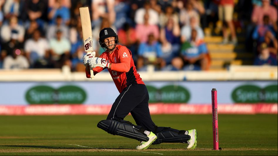 Joe Root bats during the 2nd Vitality International T20 match between England and India