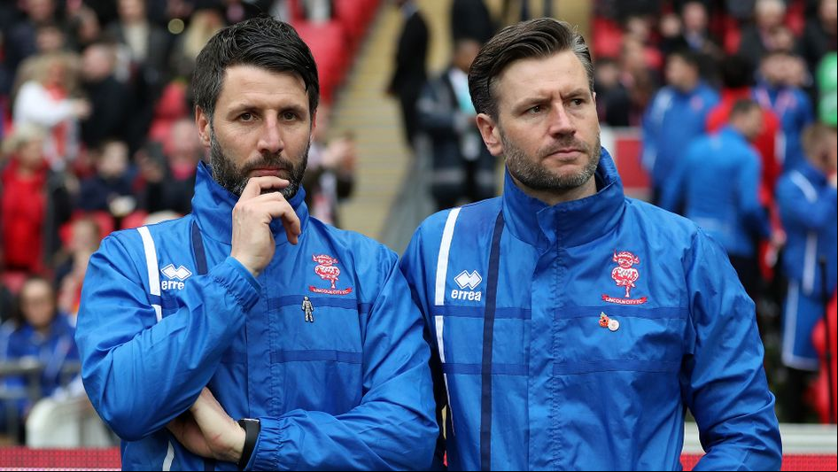 Danny Cowley, left, and brother Nicky, are in high demand after their success at Lincoln