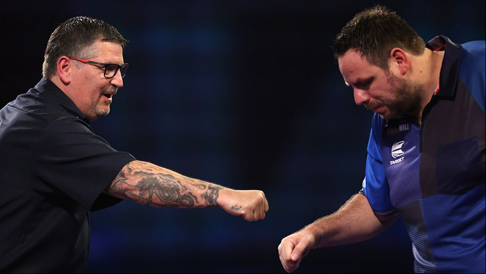 Gary Anderson and Adrian Lewis