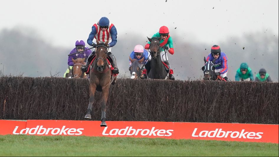 De Rasher Counter jumps to victory at Newbury