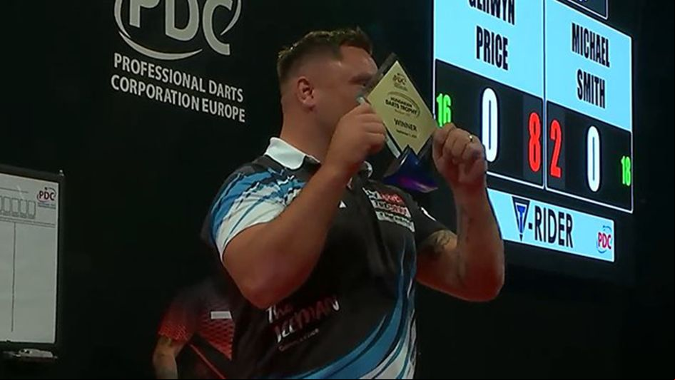 Gerwyn Price is the Hungarian Darts Trophy winner