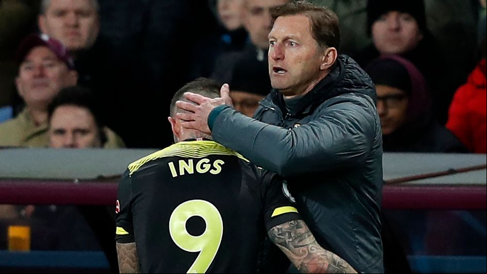 Danny Ings and Southampton boss Ralph Hasenhuttl