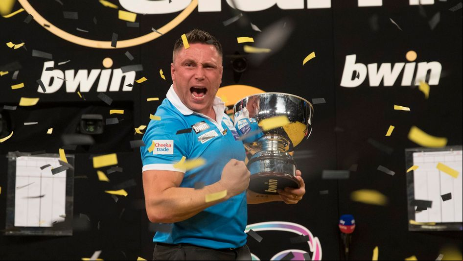 Gerwyn Price wins the Grand Slam of Darts (Picture: Lawrence Lustig/PDC)