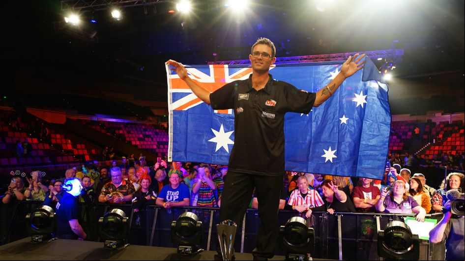 Damon Heta celebrates a fairytale win (PDC/DartsPlace)