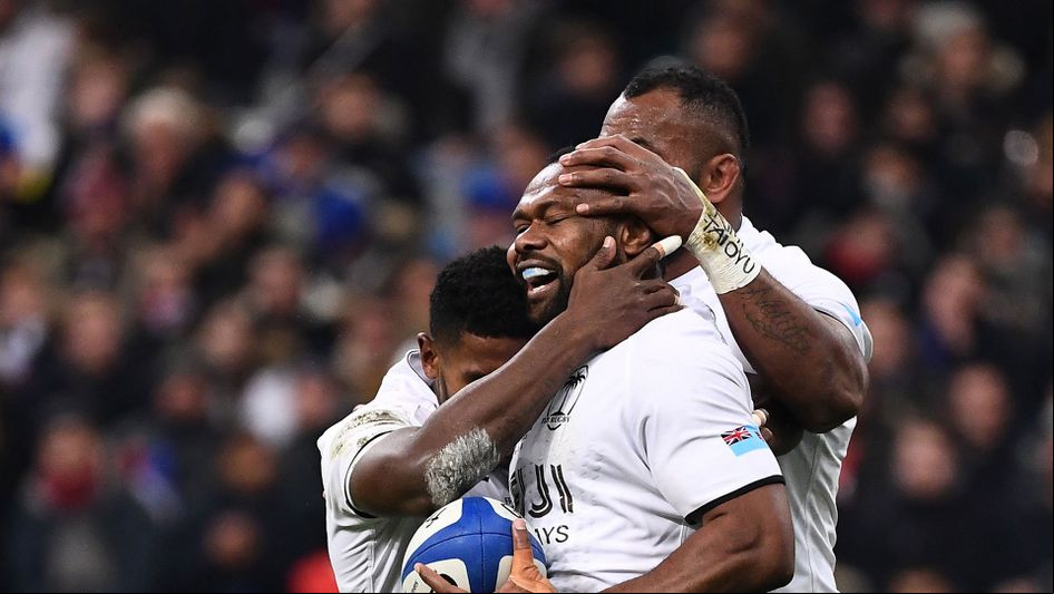Wing Vereniki Goneva is one of Fiji's start players