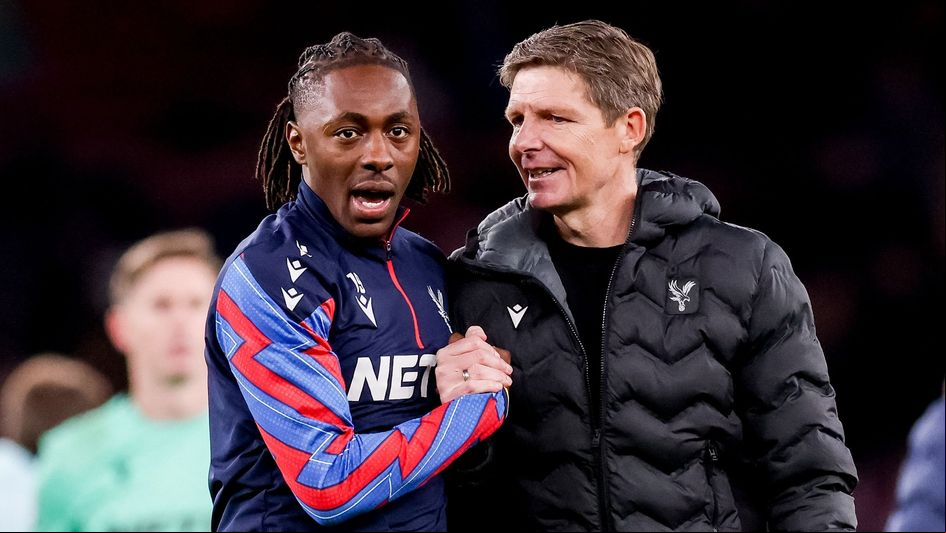 Eberechi Eze and Oliver Glasner