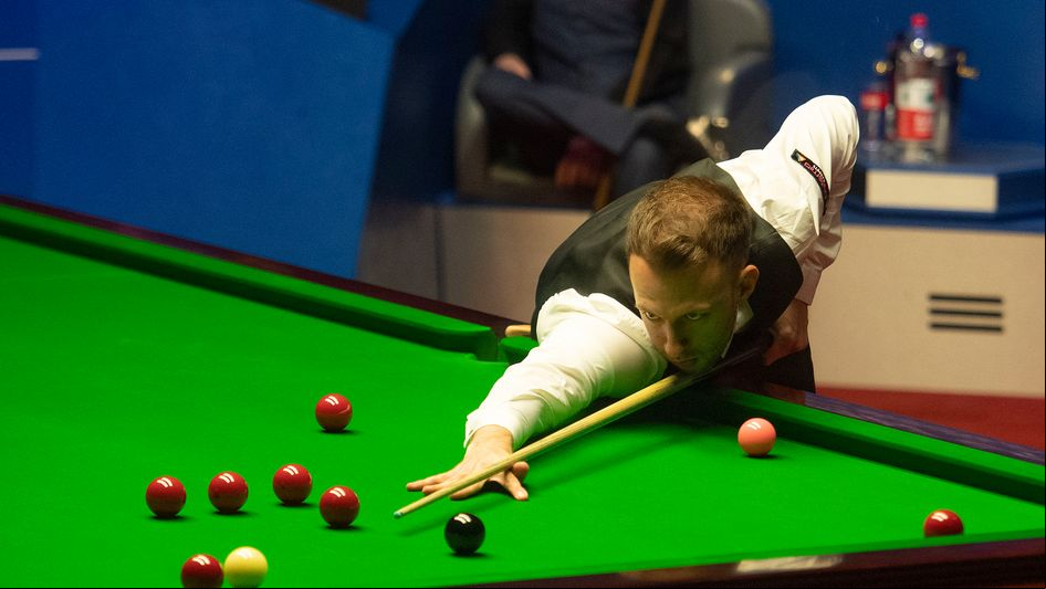 Judd Trump in action in his semi-final win