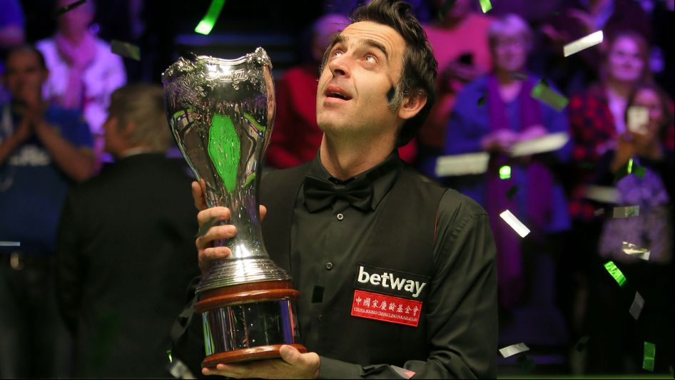 Ronnie O'Sullivan after winning his sixth UK Championship
