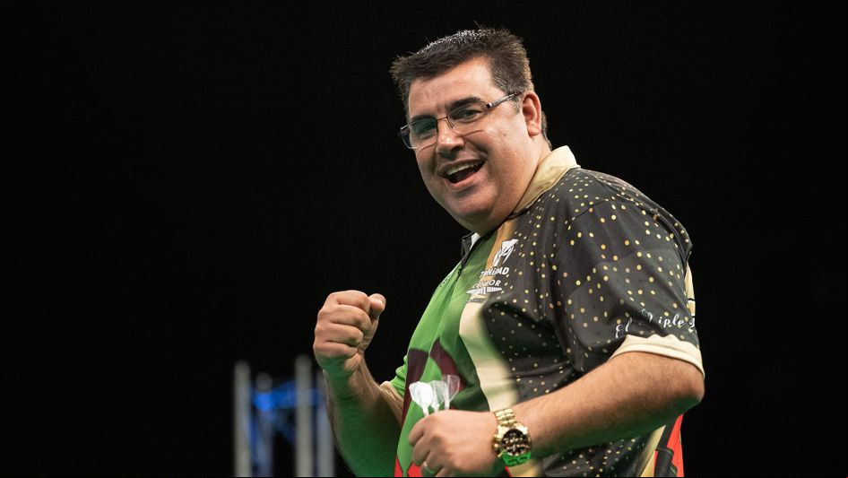 Jose De Sousa hit a nine-dart finish on his European Championship debut
