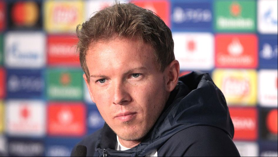 Julian Nagelsmann speaks to the media