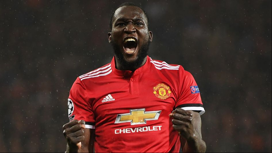 Romelu Lukaku celebrates after scoring against Basel