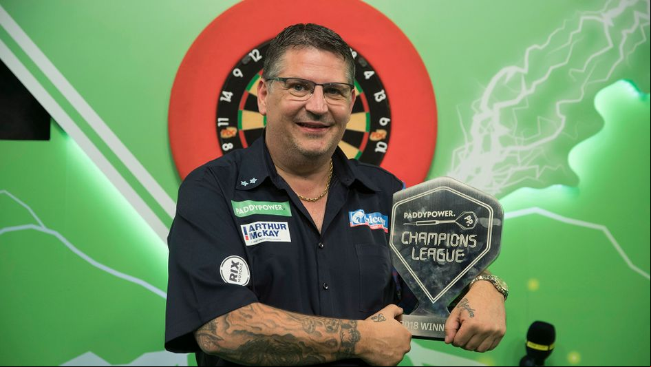 Gary Anderson won the Champions League of Darts (Picture: Lawrence Lustig)